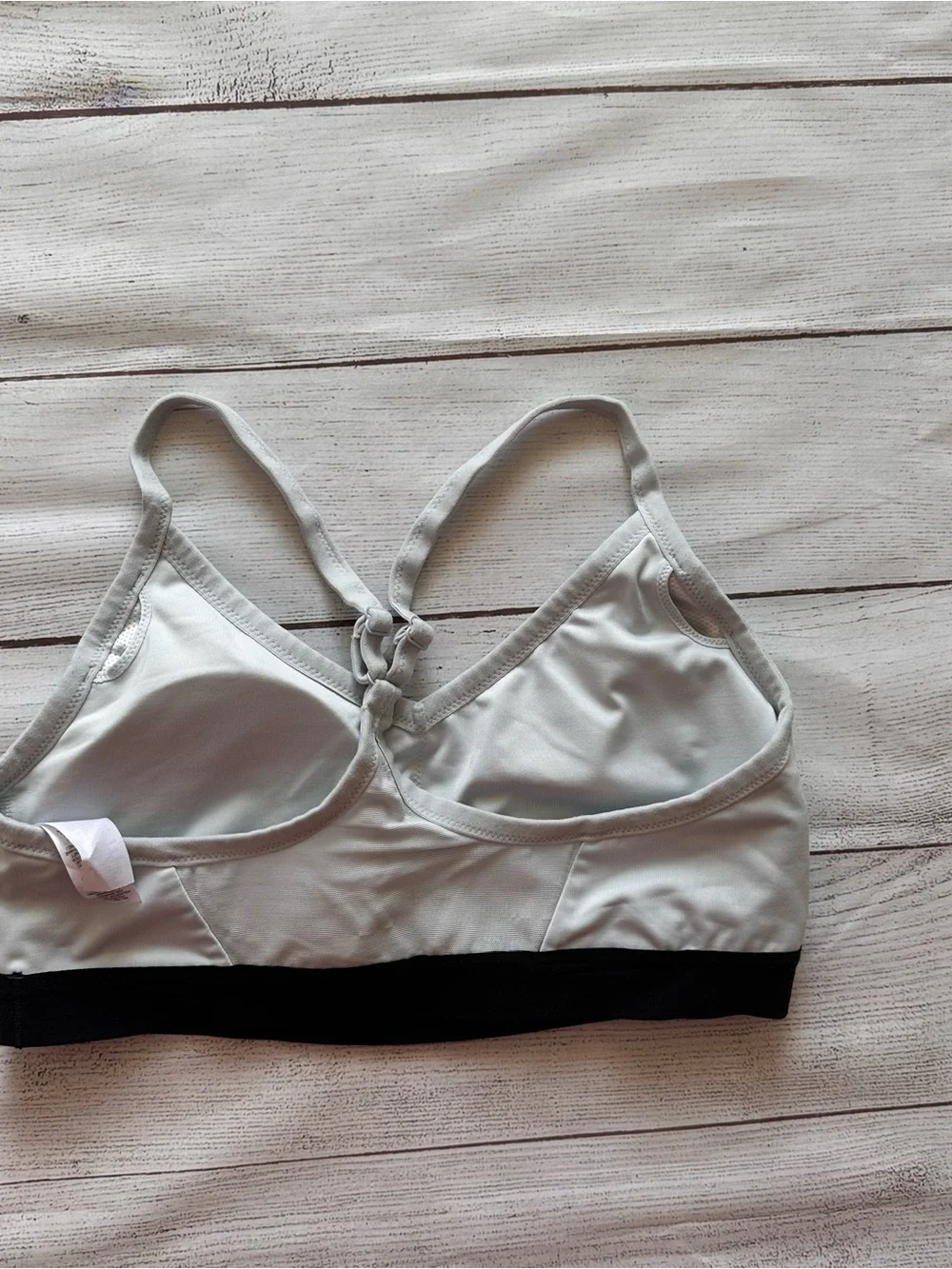 Nike light grey Light-Impact Sports Bra large